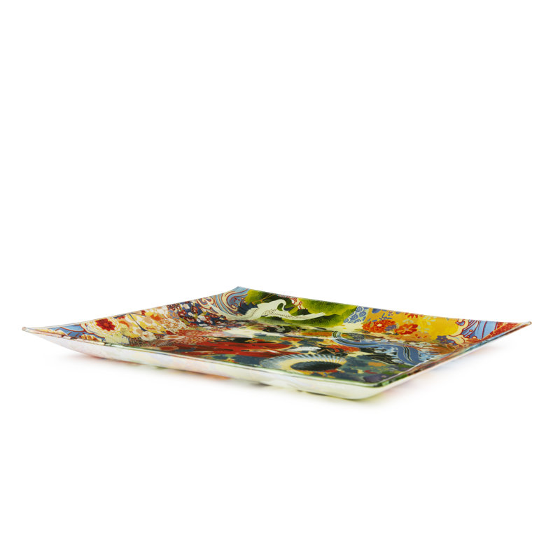 Kimono 30cm Glass Side Plate