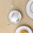 Noritake Silver Colonnade Cups, 8 oz.