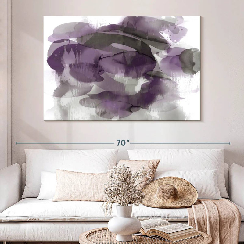 Avery Amethyst Flow II, 34" H x 51" W