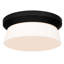 Plafonnier encastré à DEL noir intégré 11 pouces avec 1450 lumens 25W à DEL haute performance, 3 températures de couleur 3000K / 4000K 5000K, gradateurs compatibles à intensité variable, diffuseur en verre blanc gravé,
