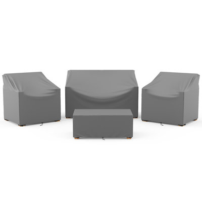 Patio Furniture Covers 4-Pieces Waterproof Outdoor Patio Garden Furniture Covers Set
