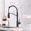 Kitchen Faucet With Pull Out Sprayer Black Stainless Steel Single Handle  Kitchen Sink Faucets