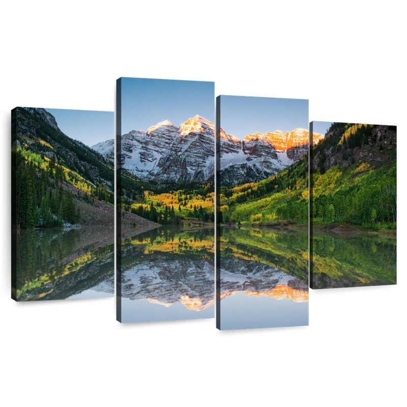 Alvord Maroon Bells Lake Sunshine, H 22 po x l 36 po