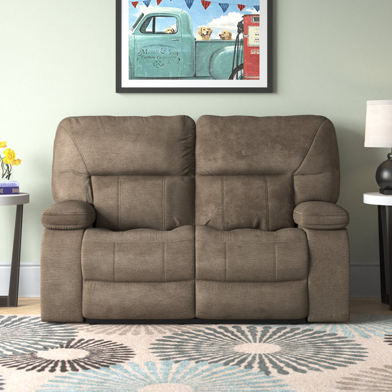 Marcel 86.5" Pillow Top Arm Manual Reclining Sofa, Polo, 41" H x 63.5" W x 40" D