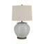 Ceramic Table Lamp With Linen Shade