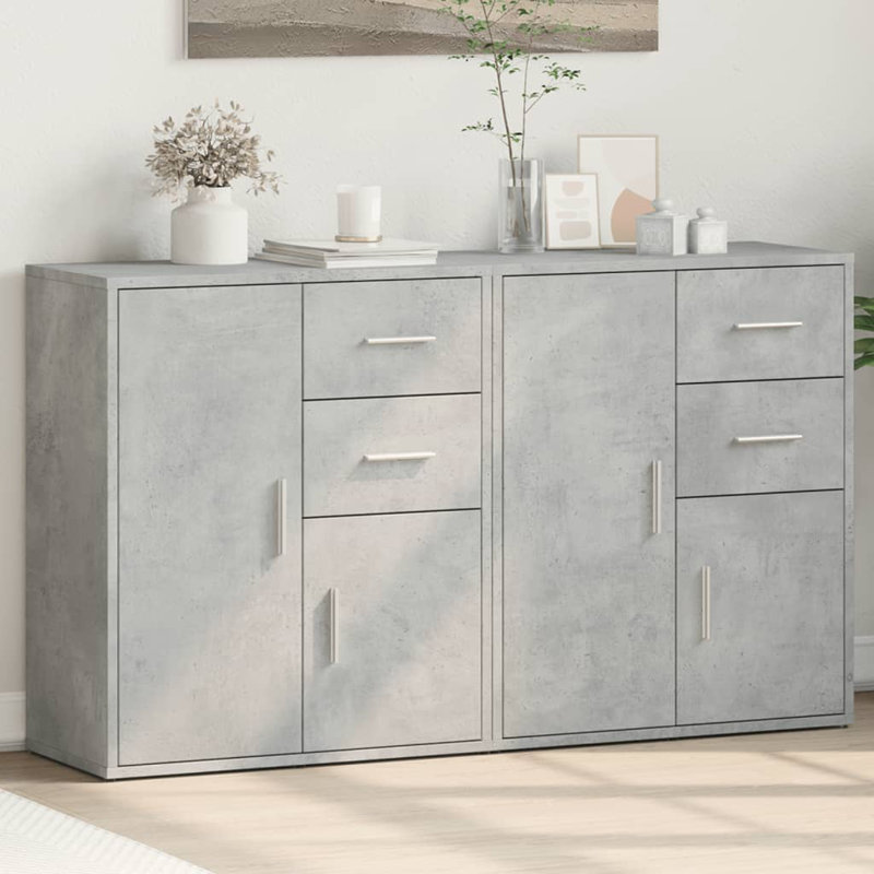 Thynes 60cm Sideboard, Concrete Grey