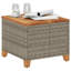Nolton Square Solid Wood Metal Outdoor Side Table - 45 cm W 45 cm D-153154728