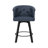 Swivel Counter Stool With Upholstered Seat And Metal Frame  Set Of 3-114649057
