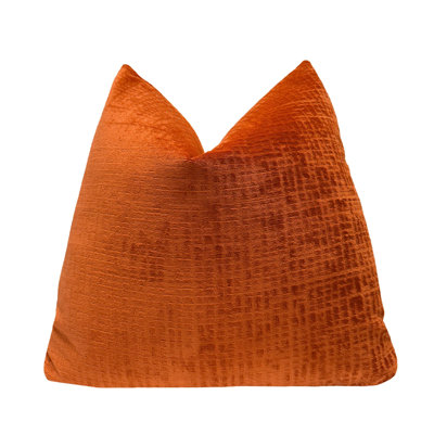 Textured Velvet Throw Pillow Cover