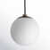 Luminaire suspendu sphère 1 lumière Luna