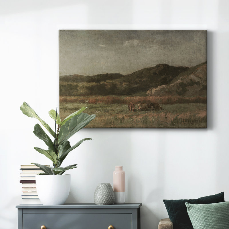 "Vintage Landscape" - DCCCIX encadré sur toile, H 25 po x l 37 po
