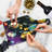 Ambesonne Milky Way Tempered Glass Cutting Board Solar System Planet Multicolor