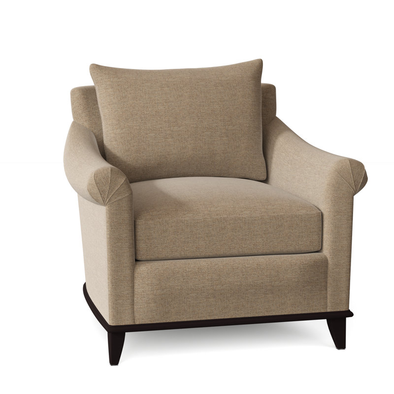 Drake Armchair, Vintage Ebony, Elise Flax