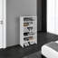 Range-chaussures Berlin avec tablettes ouvertes, idéal pour les espaces modernes, blanc-1801644434-1801644435