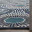 Tapis intérieur / extérieur bleu en polypropylène touffeté à la machine Mekiah-86811418