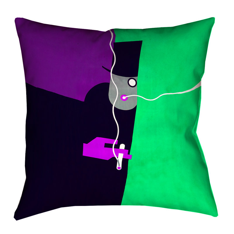 Katelyn Smith Outdoor Reversible Throw Pillow, 16" x 16"