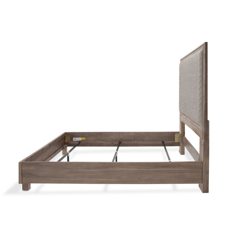 Hudson Ferry Upholstered Standard Bed, Gray, California King