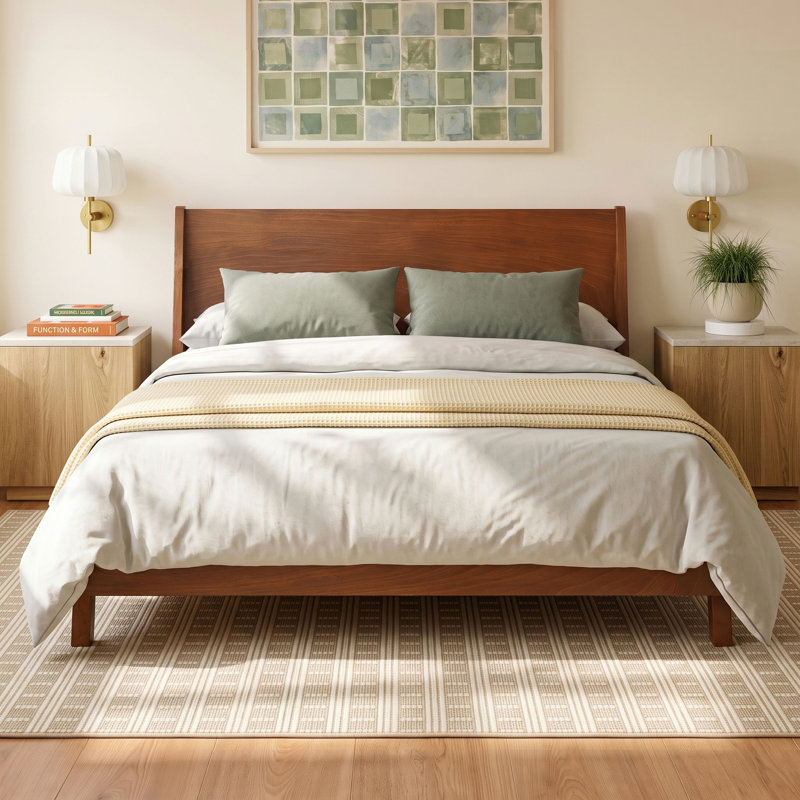 Juno Wingback Bed, Queen