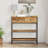 72.5cm Solid Wood Top Console Table