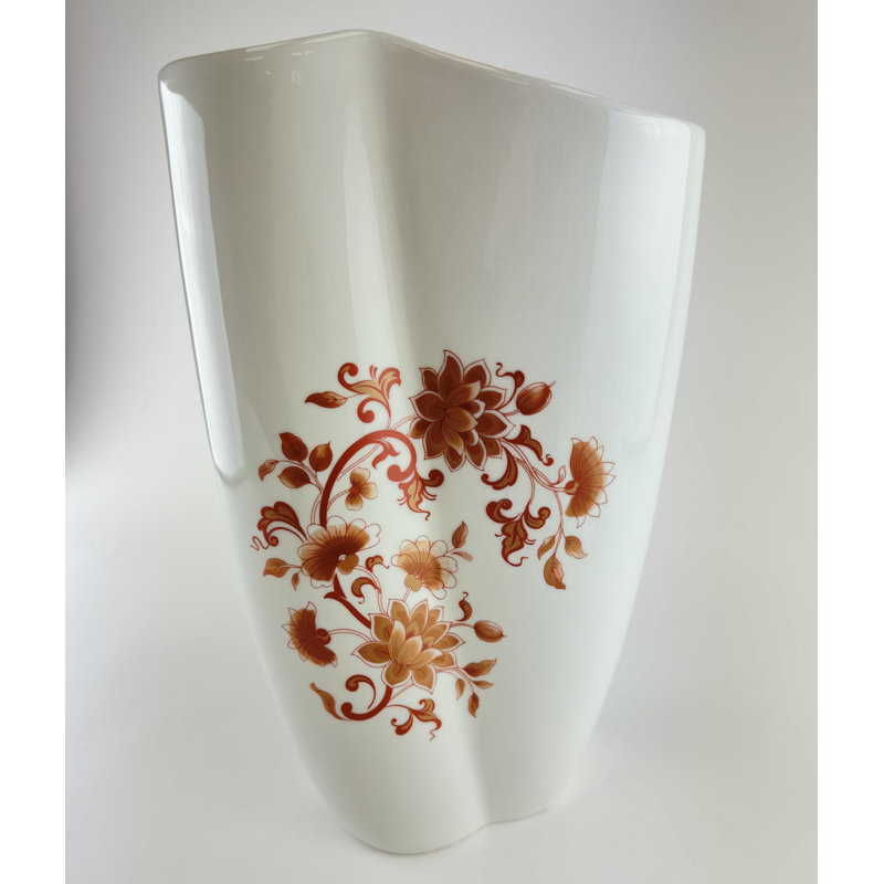12" Bone China Vase Modern Style. Flower Dekor. Vase for Living Room, Kitchen, Offices, for Flowers, Flower 8