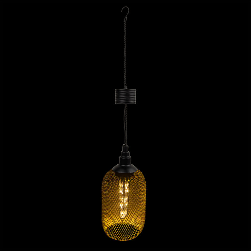 Ranchero 12'' Solar Powered Integrated LED Outdoor Hanging Light