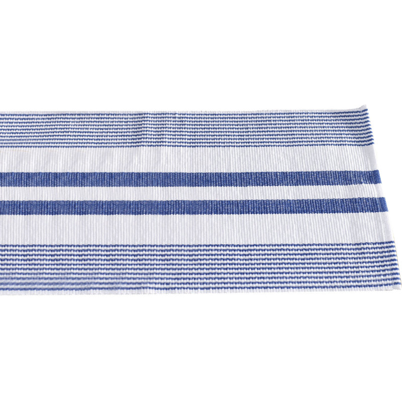 Newlyn 100% Cotton Striped Rectangle Placemat, Blue