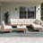 Greysun 8 - Person Modular Patio Conversation Sets with Cushions-693166016