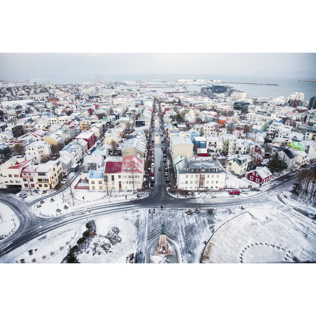 Leinwandbild mit Blick auf Reykjavik