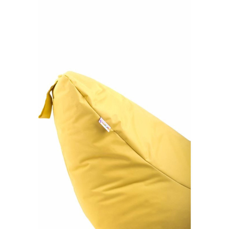 Fauteuil à billes, Polyester jaune