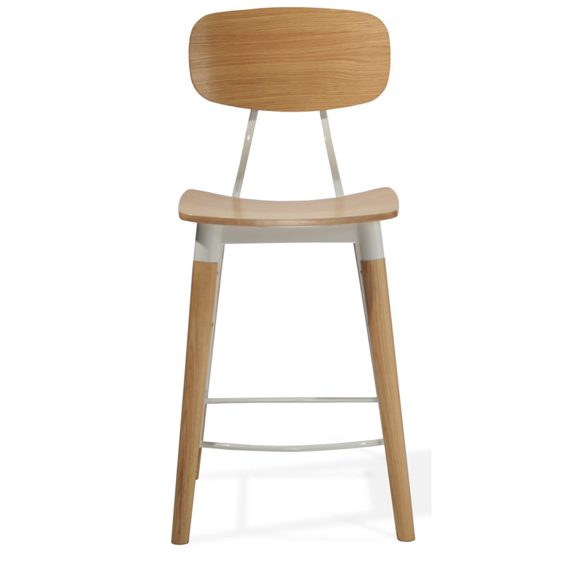 Esedra Bar & Counter Stool, Natural, Counter Stool (26" Seat Height)