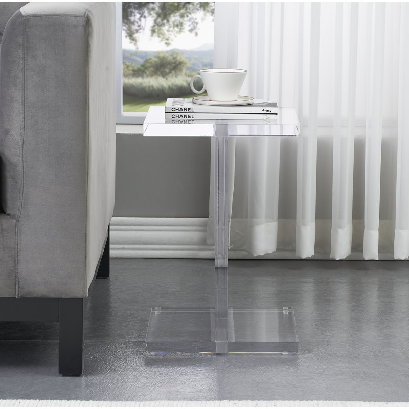 Acrylic Beam End Table