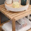 Armoire de rangement accent, support de rangement multifonctionnel, support d'angle, support de salle de bain