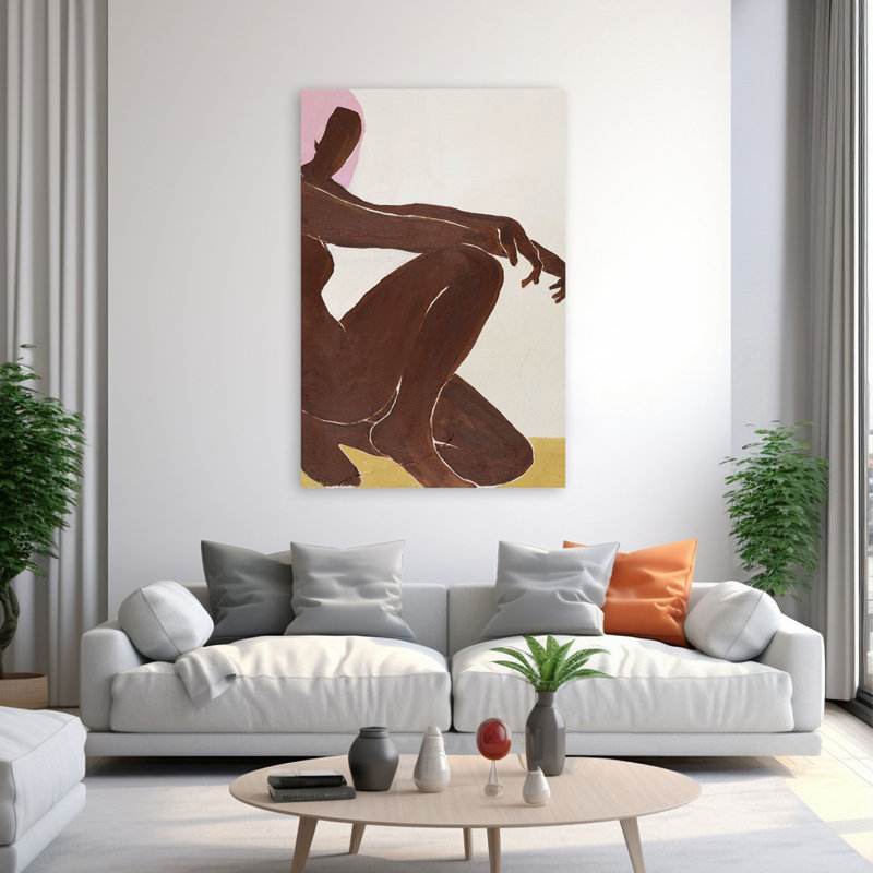 Chilly - Multicultural Figurative Art, 60" H x 40" W