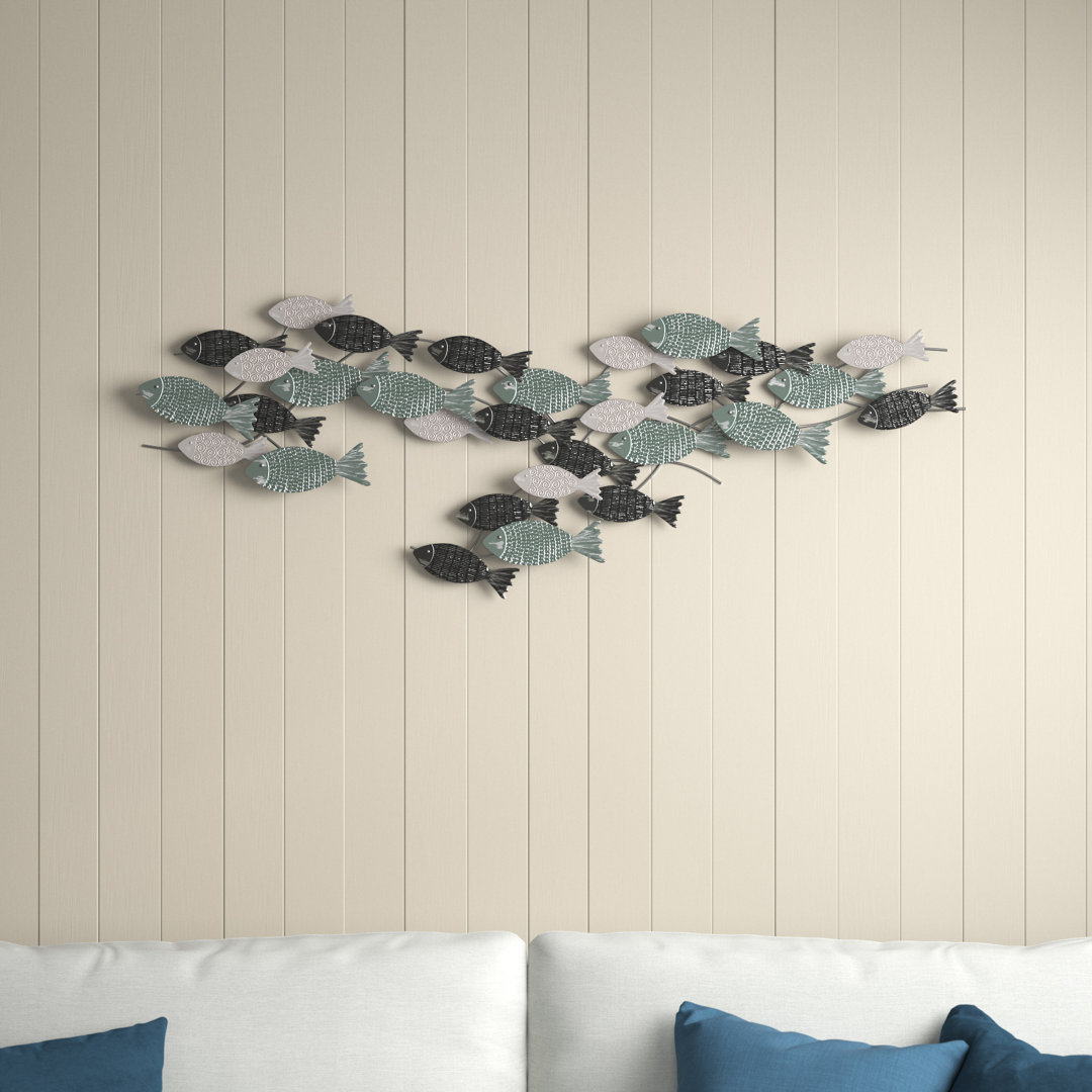 Coastal Wall Decor on Metal Beachcrest Home™