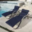 Ensemble de chaise longue de patio en aluminium avec coussins Fionnula-28331430