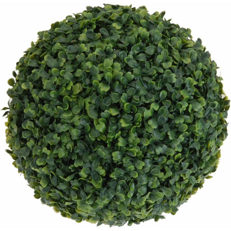 Faux Boxwood Grass, 25cm H x 25cm W x 25cm D