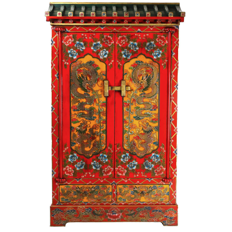 Armoire tibétaine pagode