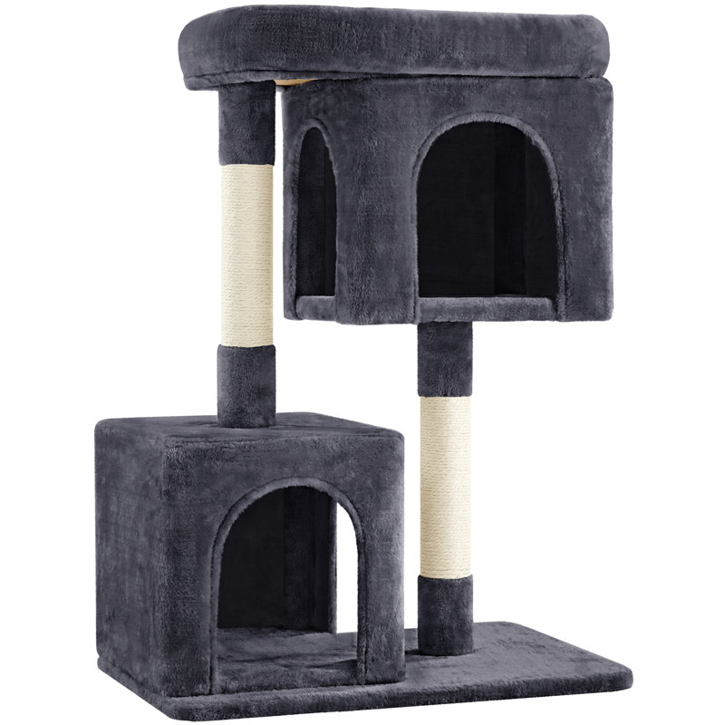 Mcquiston 33.5'' H Cat Tree, Dark Gray