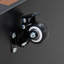 Table basse / table d'appoint moderne 27,6 po avec plateau pliable et roulettes, rangement à plusieurs niveaux-631993046