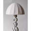 Luminaire de plancher empilé à motif zébré