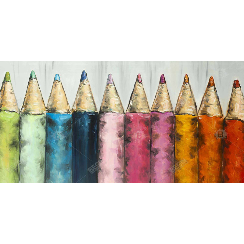 Colouring pencils - 15.75"x31.50" Desk mat