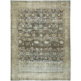 Antique One Of A Kind One-of-a-Kind 10' X 13'5" Hand Knotted Area Rug