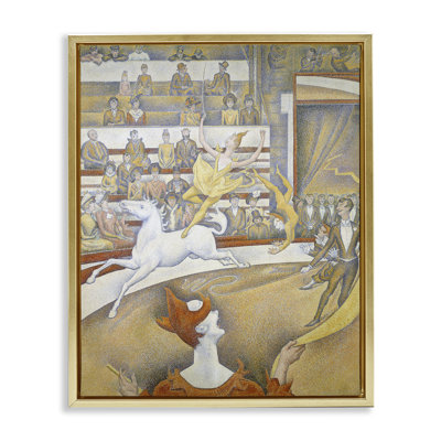 "Classic Seurat Circus", art mural sur toile
