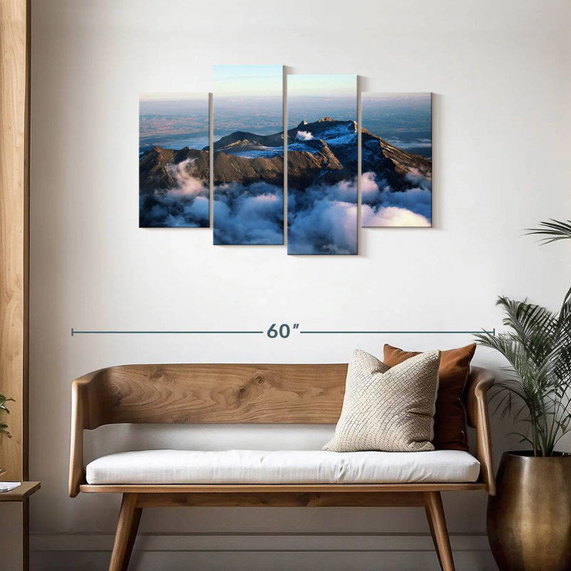 Alvord Cloudy Mount Ruapehu, 27" H x 43" W