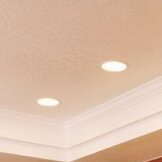 Garniture encastrée 4 po low voltage, Blanc Blanc