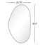 Brinley Flat Metal Wall Mirror-108009271