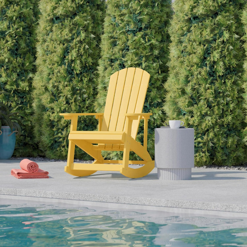 Chaise berçante Adirondack Savannah, Jaune