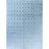 Overdyed One-of-a-Kind Rectangle 9'1" X 12'2" Hand Knotted Area Rug