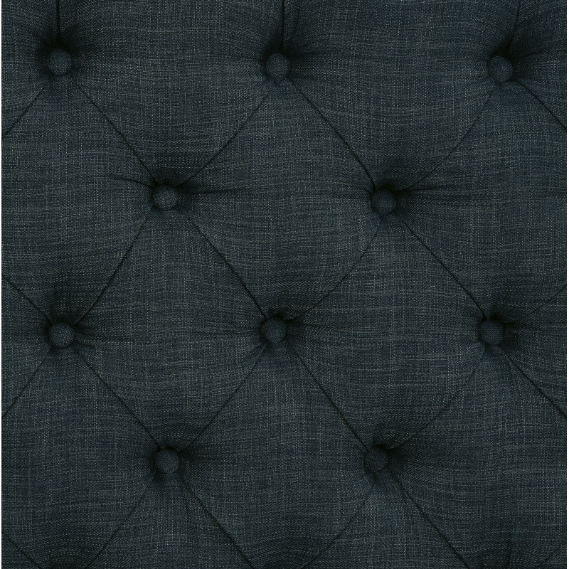 Banc Adler, Bleu foncé, 42.5" H x 48" W x 26.75" D