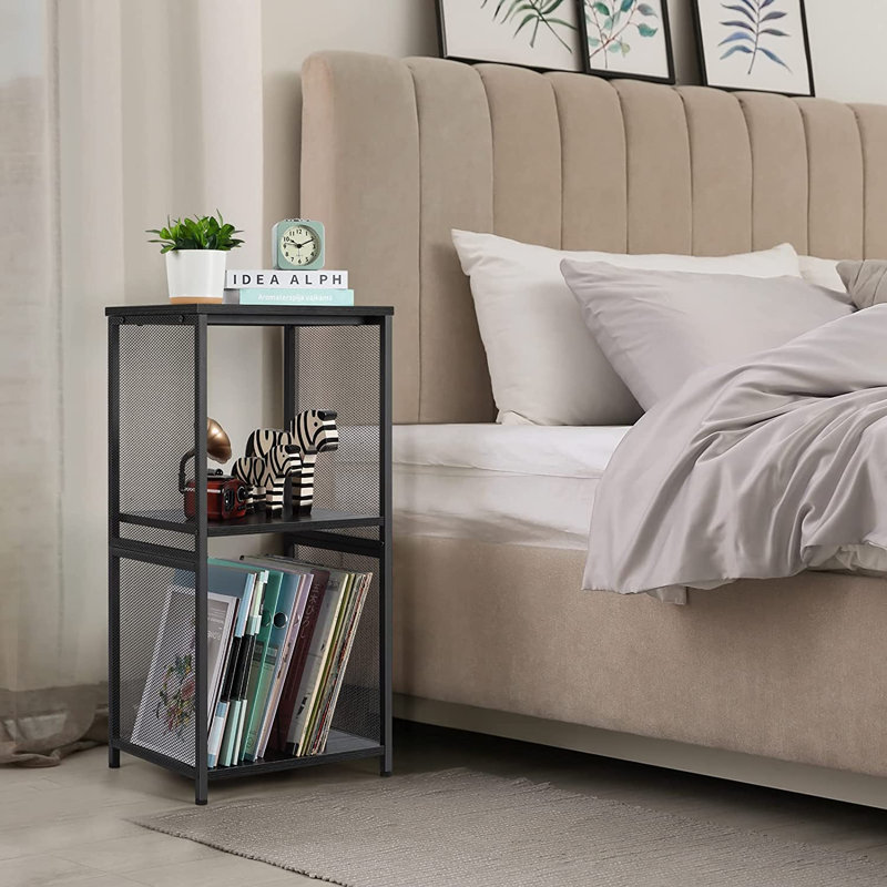 31.69'' H Media Shelves, Black